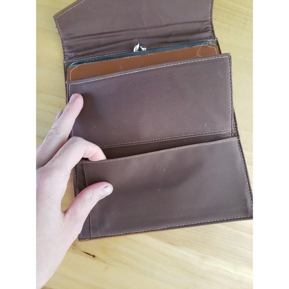 80s/90s‎ Tan Leather Wallet - Picture 4 of 7